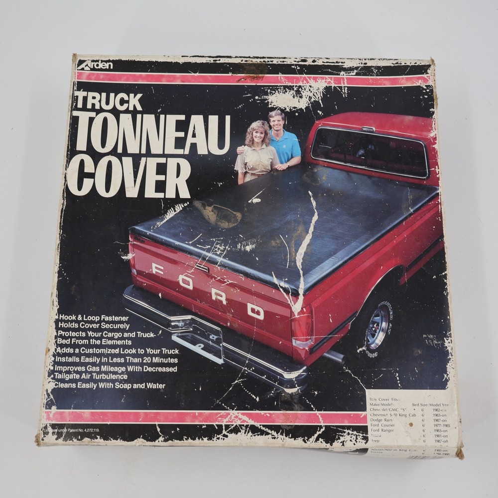 Arden Truck Tonneau Cover 6ft Bed Black Vintage Ford Ranger Chevy S10 82-02-87
